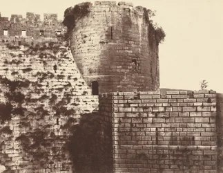 Kalaat-El Hosn, drugie ogrodzenie, na zewnątrz, południe, 1859/1860 (zdjęcie)