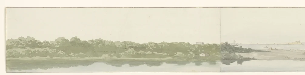 Przystań van Brindisi Widok na port Brindisi (tytuł na obiekcie) Podróże po Włoszech, Sycylii i Malcie - 1778 (tytuł serii)