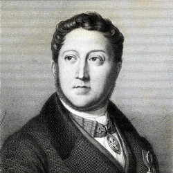 Portret kompozytora Gioachino Antonio Rossiniego 1792-1868, 1836.