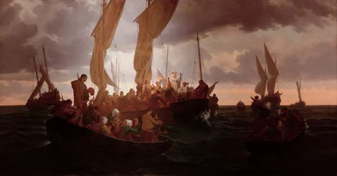 odprawił mszę na morzu w 1793 r.