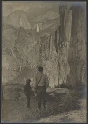 Wodospad Nevada ze szlaku Ledge, Yosemite