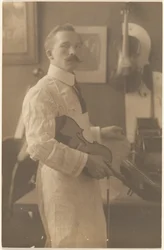 Portret lutnika w pracowni