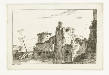 Fort i most nad rzeką
