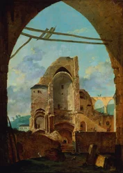 Rozbiórka opactwa Montmartre, ok. 1740-1800.