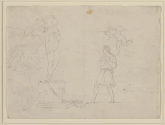 Studium dla Pigmaliona i Galatei, ok. 1797 (kreda na papierze)