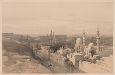 Egipt i Nubia: Tom III - nr 26, Kair, Patrząc na zachód, 1838.