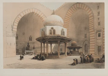 Egipt i Nubia, Tom III, Meczet Sułtana Hassana, Kair, 1848.