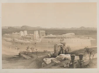 Egipt i Nubia, Tom I: Widok ogólny wyspy Philae, Nubia