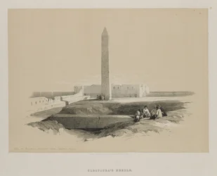 Egipt i Nubia, Tom I: Obelisk w Aleksandrii, powszechnie nazywany Igłą Kleopatry