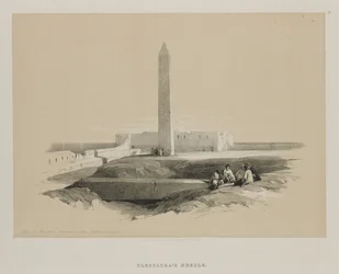 Egipt i Nubia, Tom I: Obelisk w Aleksandrii, powszechnie nazywany Igłą Kleopatry, 1846.