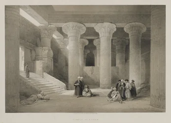 Egipt i Nubia, tom I: Świątynia w Esneh, 1846.