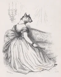 Teraz rozumiem wilczycę Rzymu ze Scen z Prywatnego i Publicznego L..., ca. 1837-47.