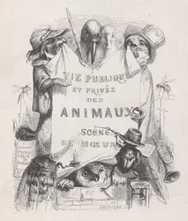 Prywatne i publiczne życie zwierząt, sceny obyczajowe, ca. 1837-47.
