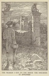 Ilustracja do filmu Porwana autorstwa Roberta Louisa Stevensona