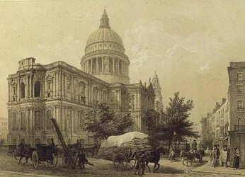 Katedra św. Pawła, c.1855 (lito)