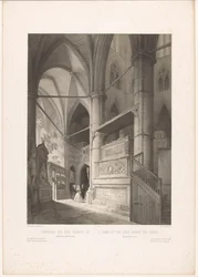 Grób króla Anglii Henryka III w Opactwie Westminsterskim Tombeau du roi Henry III, abbaye de Westminster / Grób króla Henryka III, Opactwo Westminsterskie (tytuł na obiekcie) Anglia, Irlandia i Szkocja (tytuł serii) Anglia, Irlandia i Szkocja