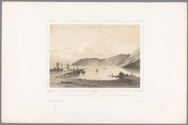 Widok na port Mölle Vue award du Port de Mólleleie / Udsigt fra Havnen ved Mólleleie (tytuł na obiekcie) Twarze w Skandynawii (tytuł serii) Vues du Nord. Zamsz (tytuł serii)