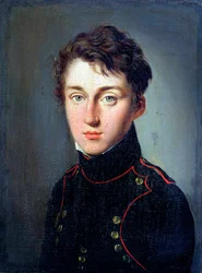 Nicolas Leonard Sadi Carnot - francuski fizyk i inżynier - Sadi Carnot (1796-1832) par Louis Leopold (Louis-Leopold) Boilly (1761-1845)