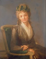 Portret Lucile Desmoulins, z domu Duplessis 1770-1794, 1794