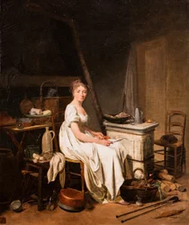 Kucharz, ok. 1789-1799 (olej na płótnie)