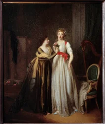 Dwóch przyjaciół. Obraz Louisa Leopolda Boilly