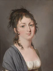 Louis-Léopold Boilly - Portret hrabiny François de Sainte-Aldegonden
