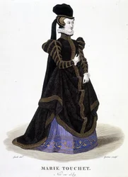 Portret Marii Touchet (1549-1638). W „”francuskiej galerii znanych kobiet””