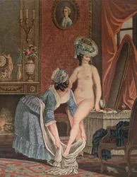 La toaleta, kąpiel, c1765-1790, 1913