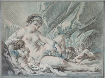 Miłość prosi Wenus o zwrócenie mu jego broni, 1768.