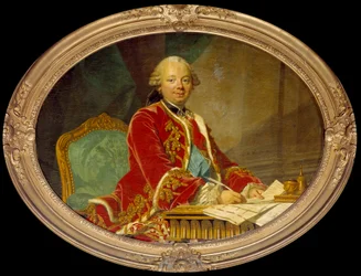 Portret ministra Etienne Francois, księcia Choiseul Stainville (1719-1785). Louis Michel Van Loo (1707 - 1771)