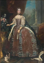 Ludwika Elżbieta Francuska, ok. 1760 (olej na płótnie)