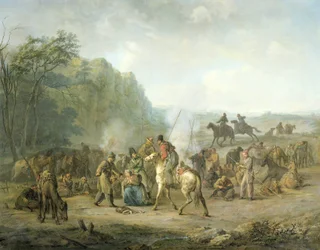 Biwak kozacki, 1813