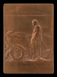 Francja opłakuje prezydenta republiki [rewers], 1894.