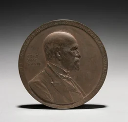 Medal: Abram Stevens Hewitt, 1875-1925.