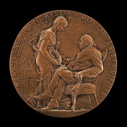 Michel-Eugène Chevreul, 1786-1889, chemik, fizyk i filozof, 1886.