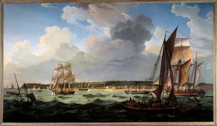 Havre od morza. Obraz Ludwika Filipa Crepina (1772-1851)