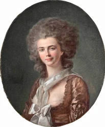 Luis-Roland Trinquesse Portret damy w popiersiu 1780
