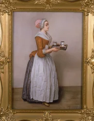 La cioccolata (gorąca czekolada), kopia oryginału autorstwa Jeana-Étienne