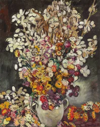 Polimento de buquê de flores