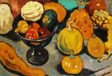 Martwa natura, miska owoców