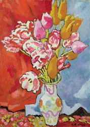 Tulipany, ok. 1935 r. (olej na płótnie)