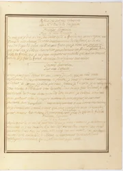„Reflections on my Interview with Mr. le Duc de la Vauguyon”, autograf rękopisu, od stycznia 1767 do początku 1769