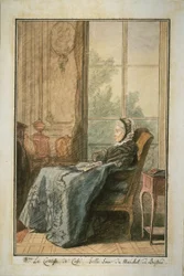 Hrabina de Cossé w salonie