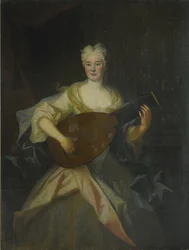 Portret Anny Konstancji, hrabiny Cosel 1680-1765, z domu von Brockdorff