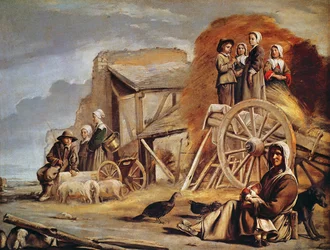 Wózek z sianem, czyli powrót z sianokosów, 1641