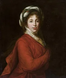 Portrait of Countess Helena Radziwill 1753-1821, née Przezdziecka, ca 1802-1805.
