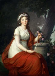 Portret hrabiny Tatiany Wasiljewnej Jusupowej z domu von Engelhardt 1769-1841, 1797.