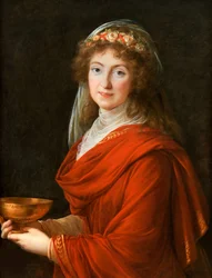 Portret hrabiny Siemontkowskiej-Bystry, 1793.