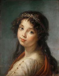 Portret córki artysty Jeanne-Lucie-Louise, dite Julie, 1792.
