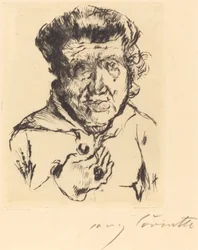 Teściowa Artysty, 1920.